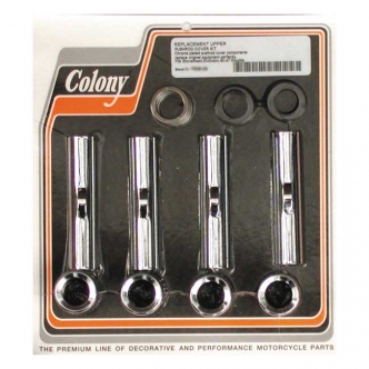 Colony Upper Pushrod Cover Kit For 40-47 74 Inch Knuckle & 66-99 B.T In Chrome (ARM523989)