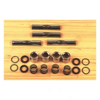 Colony Stroker Pushrod Cover Kit For Strokers With +.200 Inch Cylinders, 40-47 Knuckle, 66-84 Shovel & 66-99 B.T (Excl. TC) In Chrome (ARM577105)
