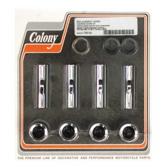 Colony Upper Pushrod Cover Kit For 48-65 Panhead & 57-85 XL In Chrome (ARM723989)