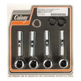 Colony Upper Pushrod Cover Kit For 86-90 XL In Chrome (ARM823989)