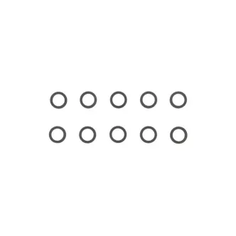 Cometic Large Lower Buna-N Pushrod Cover Seals For 1936-1979 Harley Davidson Models (ARM837165)
