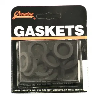 Genuine James Rubber Pushrod Cover Seat Kit For 57-E79 XL & 36-47 Knuckle (17955-36-XLR)