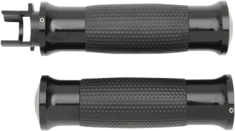 Avon Performance Gel Grips In Black Anodized Finish For 2014-2017 Indian Motorcycles (Excludes Scouts) (MT-IN-GEL-70-AN)