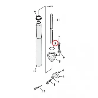 Cometic Oil Seal Lower Pushrod cover For 91-03 XL (Pack Of 10) - Replaces 17944-89 (ARM424165)