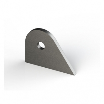 DOSS Laser Cut Steel Mounting Tab S235 JR3 Steel, 3mm Thick, B= 40mm, L= 30mm (ARM479165)