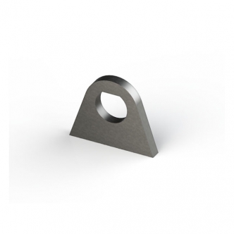 DOSS Laser Cut Steel Mounting Tab S235 JR3 Steel, 6mm Thick, B= 50mm, L= 40mm For Ignition (Sold Each) (ARM389165)