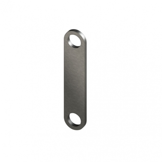DOSS Laser Cut Steel Mounting Tab S235 JR3 Steel, 6mm Thick, B= 32mm, L= 155mm For Dual Grommet (ARM589165)