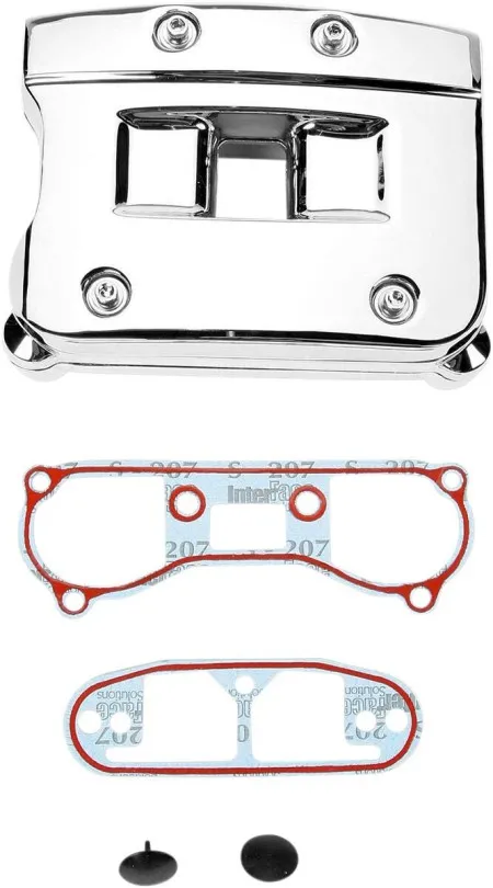 Drag Specialties Rocker Box Cover Kit For 92-99 Evo Big Twin In Chrome (037001-BX-LB2)