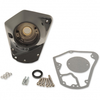 Drag Specialties Cam Covers For 73-92 Evo Big Twin In Gloss Black (35-0015GB)