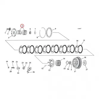 DOSS Clutch Spring, Heavy-Duty One-Piece For 1971- Early 1984 XL Models (ARM281215)