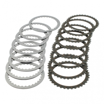 Barnett Extra-Plate Kit, Carbon Including Friction & Steels, Note That The OEM Clutch Riveted Double Steel Spring Plate Is Not Re-Used In This Kit For 1990-1997 B.T., 1991-2020 XL, 2008-2012 XR1200 Models (307-30-20011)