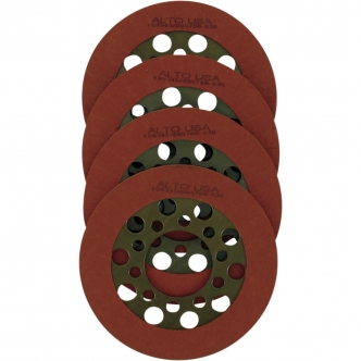 Alto Red Eagle Clutch Plate Set For 1941-1967 B.T. Models (095752C)