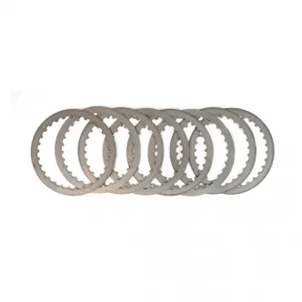 Alto Steel Clutch Plate Set Including 6 Steels, XR1200 7 Required For 1990-1997 B.T., 1991-2020 XL, 2008-2012 XR1200 Models (095753B)
