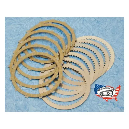 Belt Drive LTD Kevlar Clutch Plate Kits (6 Friction + 7 Drive Plates) For 1984-1989 B.T. Models (BTX-9)