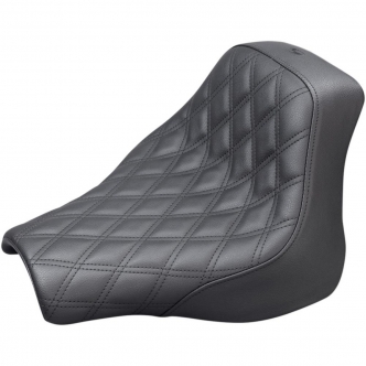 Saddlemen Seat Solo Renegade LS Lattice in Black For 2018-2023 Softail Fat Bob Models (818-28-002LS)
