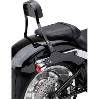 Cobra Detachable Square 11 Inch Backrest Kit in Black Finish For 2018-2021 FLFB/S/FXBR/S Models (602-2027B)