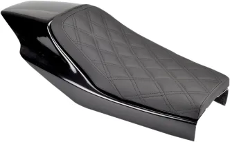 Saddlemen Eliminator Black LS Solo Seat With Fiberglass Back For Custom/Rigid Models (Z4204)