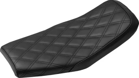 Saddlemen Eliminator Black LS Solo Seat With Fiberglass Back For Custom/Rigid Models (Z4204)