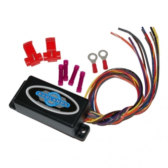 Badlands Illuminator Run-Turn-Brake Module, With Built-In Load Equalizer, Hard-Wire Installation For 1973-1984 H-D & Customs Models (ARM883315)