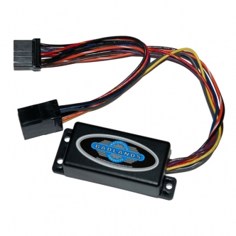 Badlands Illuminator Run-Turn-Brake Module, with Built-in Load Equalizer, Plug-In For 1996-2010 Softail (Including FXSTD), 1997-2013 FLT, 1997-2011 Dyna, 1999-2003 XL Models (ILL-01-A)