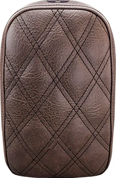 Saddlemen Small Renegade LS Detachable Pillion Pad In Brown For Harley And Metric Cruiser Fenders (SA1025)
