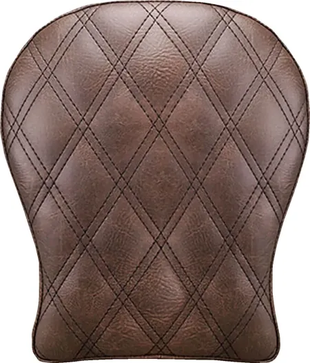 Saddlemen Large Renegade LS Detachable Pillion Pad In Brown For Harley And Metric Cruiser Fenders (SA1027)