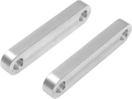 Klock Werks Tire Hugger Front Fender Mounting Blocks In Raw For Harley Davidson 2000-2017 Softail Motorcycles With 16 & 18 Inch Front Wheels (Excludes Springers) (1410-0034)