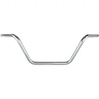 Drag Specialties 1 Inch Medium Buckhorn Handlebars In Chrome (0601-4182)