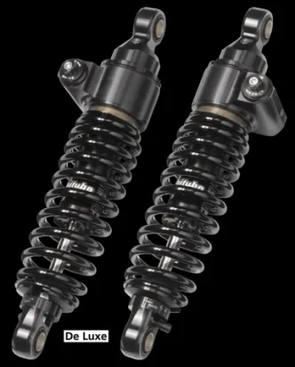 Bitubo WME Series Shocks 13 1/4 Inch (337mm) DeLuxe in Black Finish For 2004-Present Sportster Models (758326)