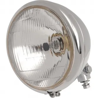 Drag Specialties Custom 16.5cm (6.5 Inches) Headlight Assembly For Harley Davidson & Custom Motorcycles (DS-280101)