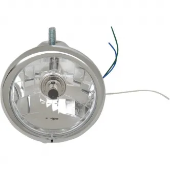 Drag Specialties 14.5cm (5 3/4 Inches) Headlight Assembly In Chrome Finish For Harley Davidson FXST/FXD/XL Motorcycles (2001-0806)