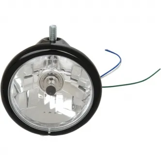 Drag Specialties 14.5cm (5 3/4 Inches) Headlight Assembly In Black Finish For Harley Davidson FXST/FXD/XL Motorcycles (2001-0807)