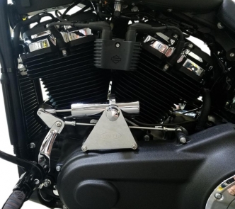 Pingel Silver Electric Speed Shifter Kit For 2018-2020 Softail Fat Bob FXFB and FXDR Models (77706)