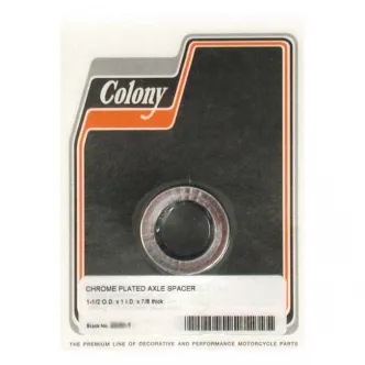 Colony Universal Axle Spacers 7/8 Inch Long in Chrome Finish, 1 Inch Inside Diameter x 1 1/8 Inch OD (ARM554989)