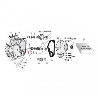 DOSS Drive Gear, Oil Pump. 6 Tooth On Pinion Shaft For 1973-1989 B.T. Models (ARM532405)