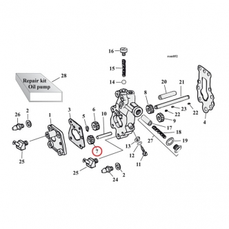 Jims Oil Pump Gear, Idle, Return Gear For Late 1962-1967 B.T. Or Idle Feed Gear For 1968-1999 B.T. Models (26326-62A)