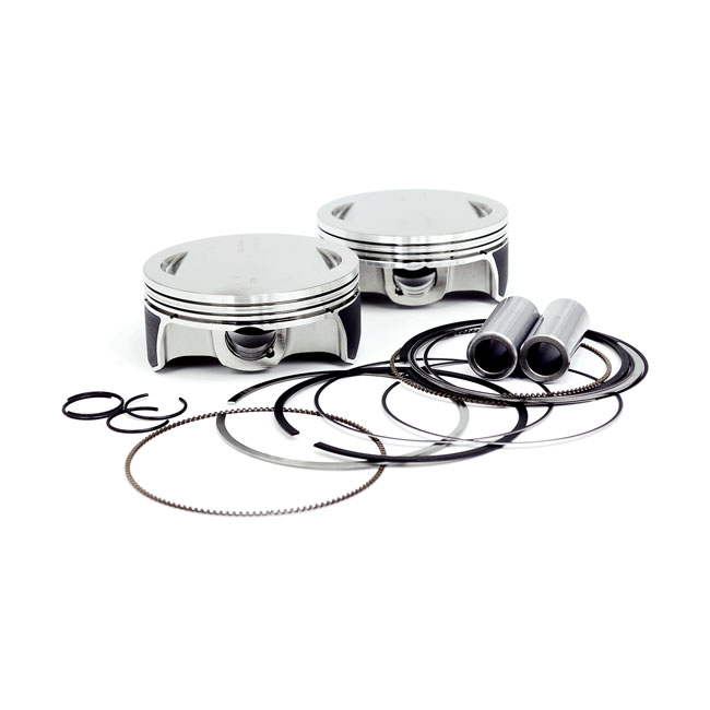 S&S 41/8 Inch Bore Standard Size Piston Kit For 124 Inch