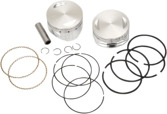 S&S Standard Size 4 Inch Bore Piston Kit For All 100 & 107 Inch And 4 Inch Bore S&S SSW Engines (92-1400)