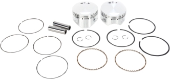 S&S 4 Inch Bore Standard Size Piston Kit For S&S 113 Inch SSW Engines & Limited Edition Anniversary S&S 110 Inch SE Engine (92-1410)