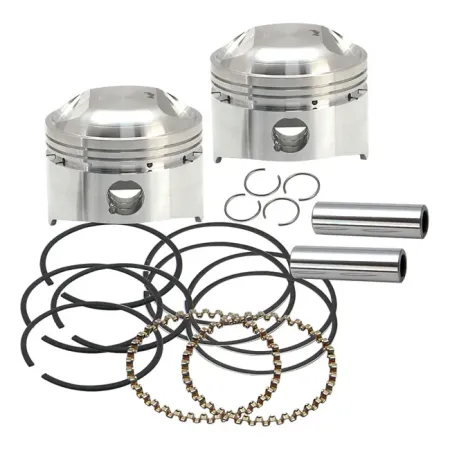 S&S 3-1/2 Inch Bore 8:1 CR Piston Kit Standard Size For 1979-1984 1340cc/80 Inch Shovel Models (106-5511)