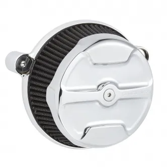 Arlen Ness Knuckle Stage 1 Big Sucker Air Cleaner Kit In Chrome For Harley Davidson 2017-2023 Touring & 2018-2023 Softail Models (18-393)