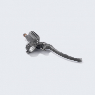 Kustom Tech Seventies Brake Master Cylinder For 7/8 Inch Handlebars With 12mm (15/32 Inch) Bore In Raw Finish (20-802-22) 