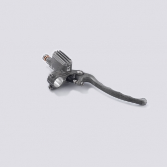 Kustom Tech Seventies Brake Master Cylinder For 7/8 Inch Handlebars With 14mm (9/16 Inch) Bore In Raw Finish (20-805-22)