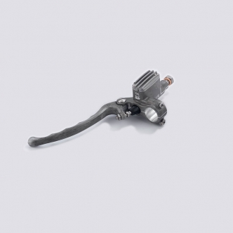 Kustom Tech Seventies Clutch Master Cylinder For 7/8 Inch Handlebars With 14mm (9/16 Inch) Bore In Raw Finish (20-815-22)