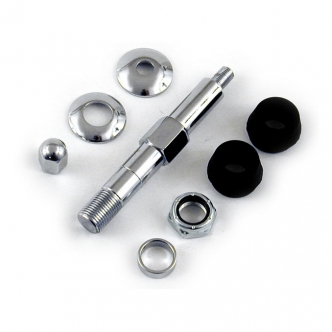 DOSS Upper Shock Stud Kit For 1 Shock in Chrome Finish For 1967-1972 FL, 1971-1972 FX Models (ARM200329)