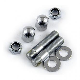 DOSS Lower Shock Stud Kit For 1 Shock in Zinc Finish For 1982-1987 XL, 1982-1984 FXR, 1989-1994 FXR Models (ARM988885)