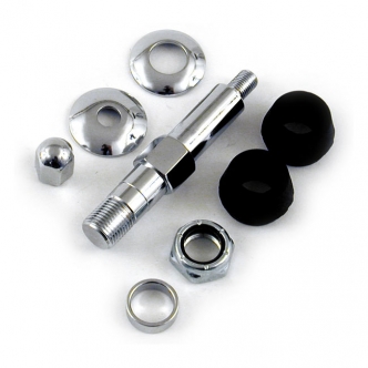 DOSS Lower Shock Stud Kit in Chrome Finish For 1967-1972 FL, 1971-1972 FX Models (ARM600329)