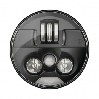 Custom Dynamics Probeam 7 Inch LED Headlamp in Black Finish For 1986-2020 Softail, 1981-2020 Touring, 2012-2020 Dyna Models (PB-7-B)
