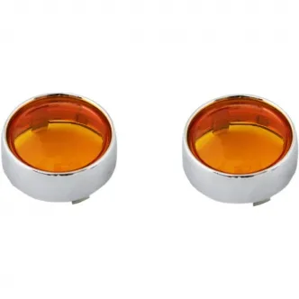 Custom Dynamics Bezel ProBeam in Chrome Finish With Amber Lenses (PB-B-BEZ-CA)