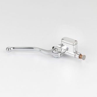 Kustom Tech Grimeca Brake Master Cylinder With 12mm Bore For 1 Inch Handlebars In Polished Finish (20-200)